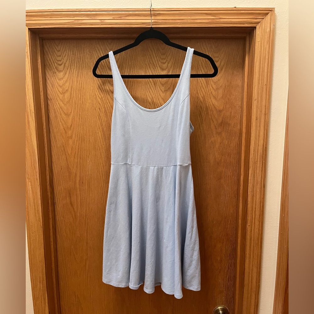 Light Blue Hollister Mini Dress Size L